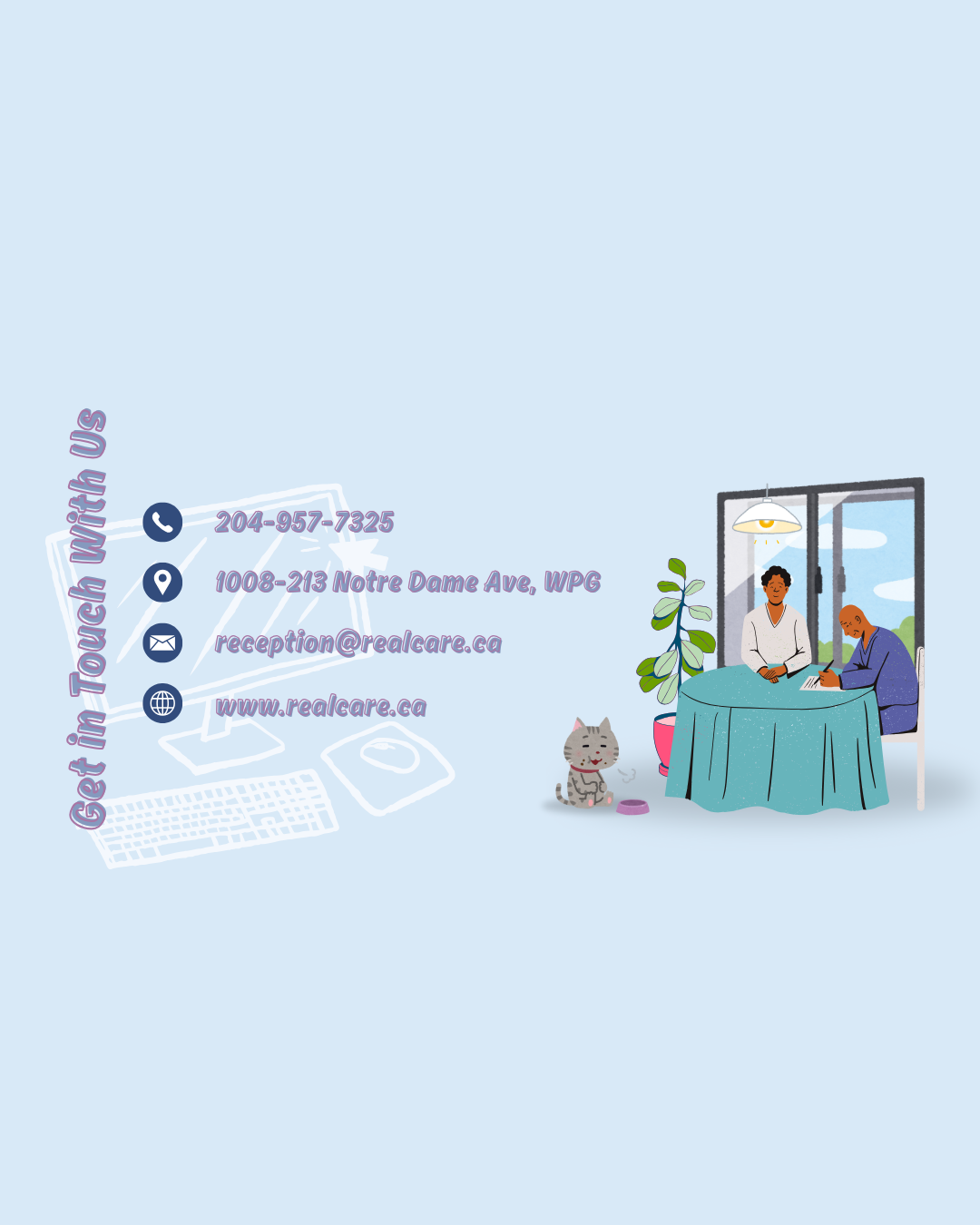 get in touch with us